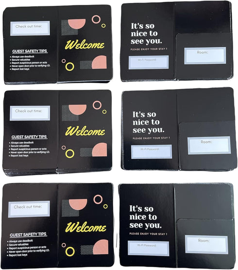 Hotel Key Card Envelope Holder Cover Fold (Pack of 500 pcs), Unique Folding Design