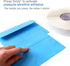 ChromaLabel 1.50 Inch Round Stickers - 1000 Envelope Seals per Roll, Non Perforated Clear Labels