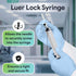 100 ml Syringe without Needle, 25 Pack of Disposable Syringes for Medical, Scientific Lab, Home Use