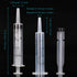 6 Pack Syringe Without Needle (60ml and 20ml), Large Plastic Syringes for TKB Lip Gloss Base, Scientific Labs