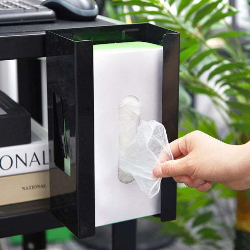 2 Commercial Lounsweer Pcs Magnetic Gloves Dispenser Holders Wall Mount Boxes of Gloves Quality Towels Wipes Paper