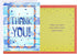WRAPAHOLIC Thank You Card with Envelope - You're Appreciated Card - 5.9 Inch x 7.9 Inch