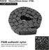 R28/38 Black Plastic Cable Wire Carrier Drag Chain, 15mm x 30mm (Inner H x Inner W), 1M Length for CNC with End