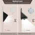 3 IP44 (2 Pack) AURAXY Motion Sensor Outdoor Lights with Optical Lens - Modes, Waterproof Solar Wall Light for Garden