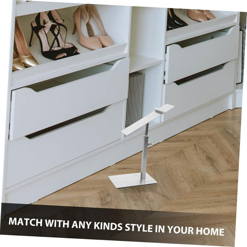 Closet PRETYZOOM Adjustable Height Metal Shoe Rack Shoes Rack for Entryway Store Stainless Steel Holder