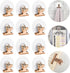 Self Adhesive Metal Clips, 12 Pcs Upgrade Strong Clips for Hanging, Organization, Spring Clip for Home, Office