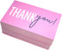 RXBC2011 2x3.5 Inch Pack 450 Thank You for your support Cards Handwritten Lettering Design Thank you small business