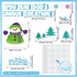 Qilery 105 Pcs Winter Bulletin Board Decorations Set, Christian Cutouts You Are God's Unique Religious Classroom