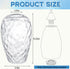 1 Set 9.25" 5.9" E26 Hammer Teenyyou Oval Glass Lamp Shade High x Diameter Glass Pendant Light Fixtures Lampshade