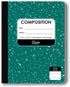 iScholar Composition Book, Wide Ruled, 9.75 x 7.5 Inches, 100 Sheets, Cover Color May Vary