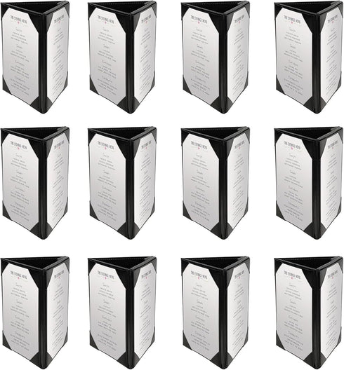 Deflecto Three-Panel Table Tent - 5" x 7"