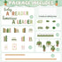 Set Bookshelf Bulletin Board Plant Greenery Classroom Decorations Reading Library Bulletin Board Potted Bookshelf Paper
