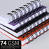 QiCheng Pocket Notebook, Small Notepad, 3X5 Inches, 6 Blank Spiral Notebooks