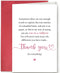 SuperShunhu Heartfelt Thank You Card for Him Her, Gratitude Gift for Teachers