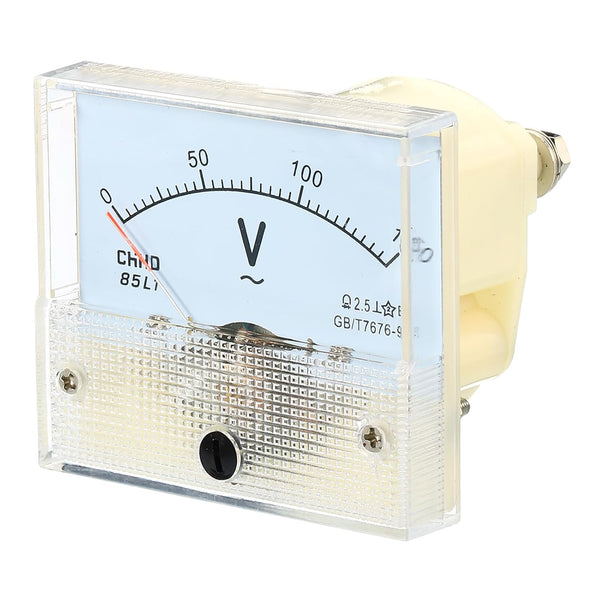 YOKIVE Analog Panel Voltmeter, Screw Mounted Electric Volt Meter AC150V for Circuit Testing Measurement Equipment