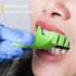 10 PCS Dental Impression Trays Disposable Plastic Set - Small Medium Large Autoclavable Perforated (Green)
