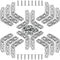 16 PCS Stainless Steel Corner Braces, 40mm x 40mm 90 Degree Right Angle Bracket Joints L Shaped Fastener with Screws