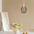 Bulb Bulbs (Pack 1) Black Metal Light Cage Vintage Wire Lamp Guard for Pendant Lights, Wall Sconce & Edison DIY Lamp