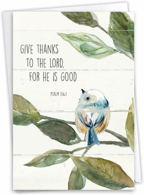 The Best Card Company Thank You Greeting Card with 5 x 7