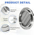 10 Inch PATIKIL Aluminum Vent Cover, Louver Shutter Exhaust Fan Louvered Vent Automatic Gravity Round Grill