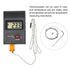 MECCANIXITY K Type Thermocouple Temperature Sensor Probe, 4x100mm 6.6ft Wire, Stainless Steel