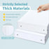SUNEE 2 Pack 3 Ring Binder, 2 Inch Clear View, PVC-Free, Fits 8.5x11 Inches for School or Office Supplies