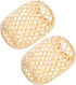 Artibetter 2pcs Handmade Woven Mini Lantern Lamp Shades, Vintage Small Pendant Light