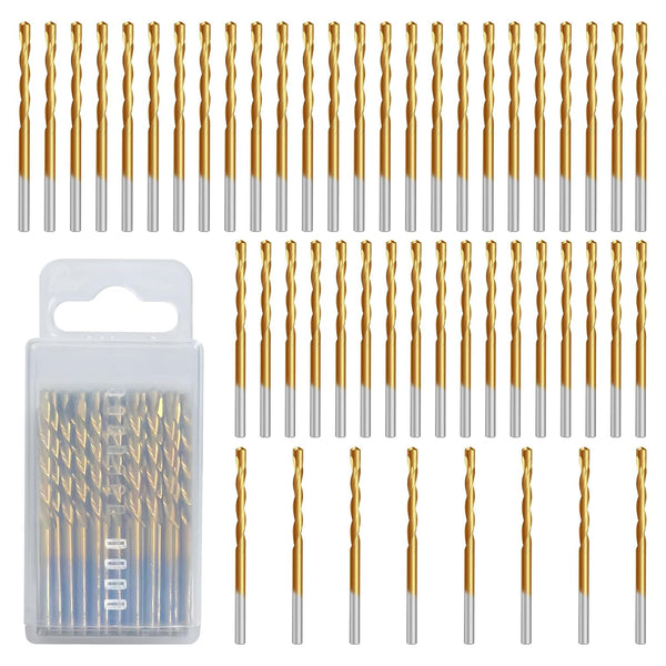 GJOYNY 1/8 Inch 50 PCS Drywall Router Bits - Brocas para Drywall HSS