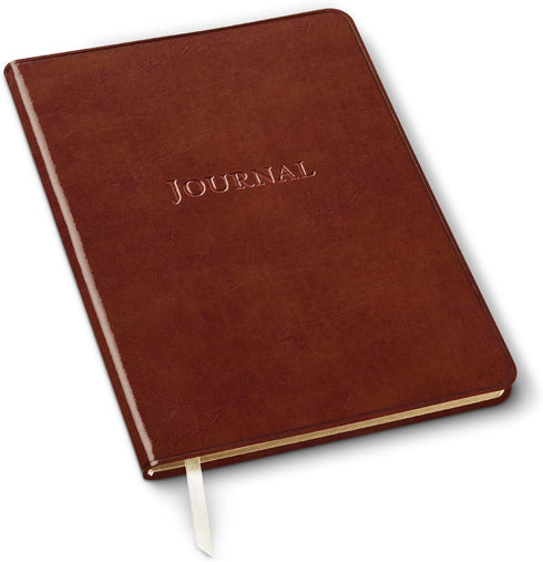 Gallery Leather Journal Notebook - 192 Pages, Softcover, Handcrafted - Acadia Tan, 9.75 x 7.5", Large Lined