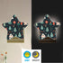 ALAZA Merry Christmas Pine Tree Snowflake Retro Star Shaped LED Night Light Dusk to Dawn Sensor Plug in Night Home