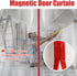 1 Set 4' 7.5' Preboun Magnetic Dust Barrier Zipper Door Kit x Construction Plastic Dust Barriers Plastic Door Curtain