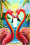 haigof Romantic Flamingo Light Switch Cover Wall Plate 1 Gang Single Plates Print