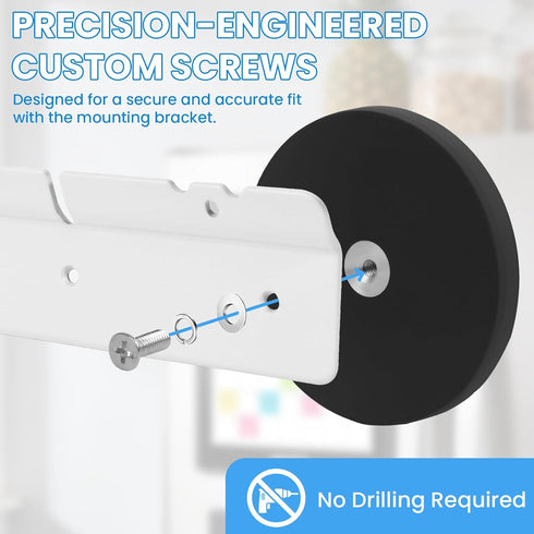 YCQDDA 15.6 Inch, Magnet Mount Compatible with Skylight Calendar Works with Original Part C Mounting Plate, No Drill