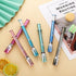Exasinine Syringe Pens, Luminous Gel Pen Light, Beautiful Ballpoint Pens for School and Office Party Supplies, 6 Pcs
