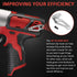 Belt Clips for Milwaukee, 1pcs 42-70-0490 Drill Tool Clips Hook Kit with Screws for Milwaukee Hex Screwdriver