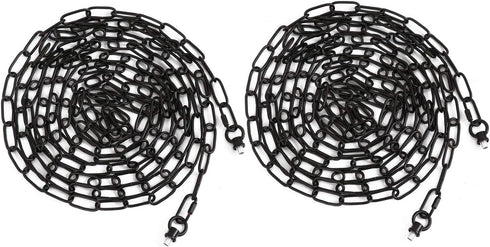 2 Pack 15ft Heavy Duty Chain for Light Fixture, Pendant Light Extra