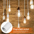 10 Pack E26/E27 Bulb 6 LED Light Socket Hanging Light Cord Pendant Lights Cord with Switch Lights Socket Extension