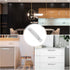 2 Pack Aluminium Alloy Closet Door Handles with Plate, 7.1 Inch /180 mm Sliding Door Pull Handle