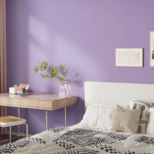 Light Purple Peel and Stick Wallpaper, 17.7 x118 Contact Paper for Cabinets and Countertops, Waterproof Removable