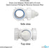 Drain Line Adapter (DLA) with 1/4-inch Quick Connect Fitting for Reverse Osmosis filter