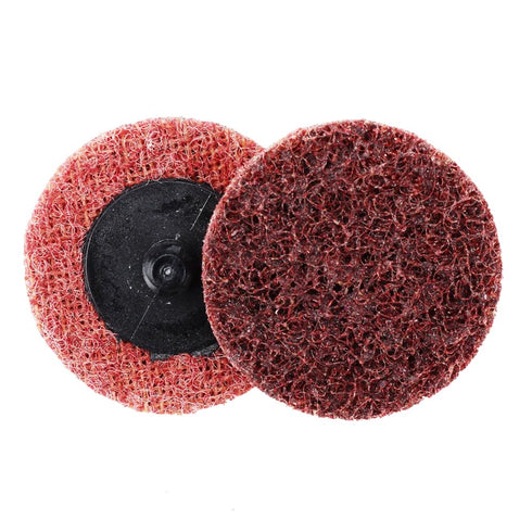 2" 25 Pack BHA Surface Conditioning Quick Change Discs, Red (Medium) Prep Pad