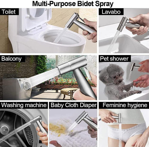 AYVANBER Set Handheld Bidet Sprayer for Toilet Handheld Sprayer Kit Toilet Sprayer Attachment for Toilet Handheld Bidet
