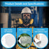 60 Pack 6885, 6000, 6700, 6800, 6900 QZQ Peel Off Lens Cover Compatible with Respirator Masks Series, Protective Cover