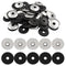 120 Pcs 1/4'' x 1" Neoprene Washers, Stainless Steel EPDM Bonded Sealing Washers Gasket Assortment Kit for Screws
