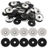 120 Pcs 1/4'' x 1" Neoprene Washers, Stainless Steel EPDM Bonded Sealing Washers Gasket Assortment Kit for Screws