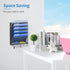 OUTWOLF 6 Tier Hanging Wall File Organizer with Hooks, Vertical Mount File Holder, Pack of 2 for Office