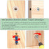 Cam Locks for Furniture, 30 PCS Cam Lock Fasteners for Cabinet Connectors, 12 x 10 mm