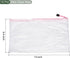 YOKIVE 12 Pack Mesh Zipper Bags, A4 Waterproof Mesh File Pockets for Office Supply (Pink)