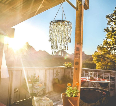 Shade,H12.9 W8.66 Modern Mini Chandelier X Chandeliers Light Fixture Sparkling Decorations for Wedding Centerpiece