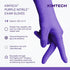 100 Kimberly-Clark Safeskin Purple Nitrile Exam Gloves, Medium, Purple, Box